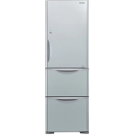 Hitachi 日立 HR3N6404DA-GS 329公升 三門雪櫃 (銀色玻璃) (右門鉸) (包拆箱埋位)